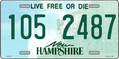 NH license plate 1052487