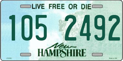 NH license plate 1052492