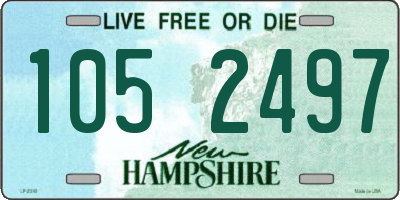 NH license plate 1052497