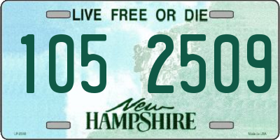 NH license plate 1052509