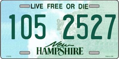 NH license plate 1052527