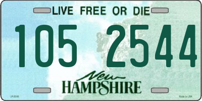 NH license plate 1052544