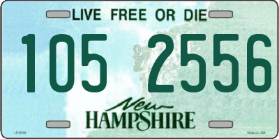 NH license plate 1052556