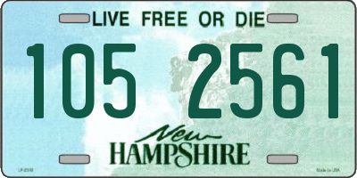 NH license plate 1052561