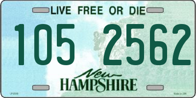 NH license plate 1052562