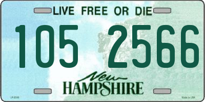 NH license plate 1052566