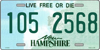 NH license plate 1052568