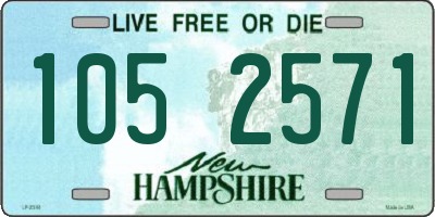 NH license plate 1052571
