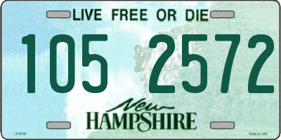 NH license plate 1052572