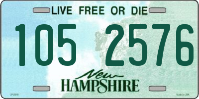 NH license plate 1052576