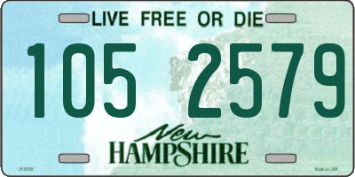 NH license plate 1052579