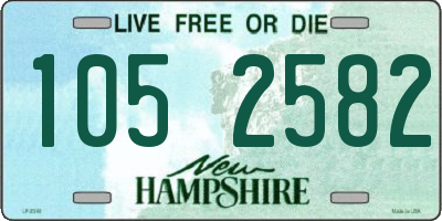 NH license plate 1052582