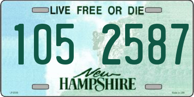 NH license plate 1052587