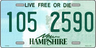 NH license plate 1052590
