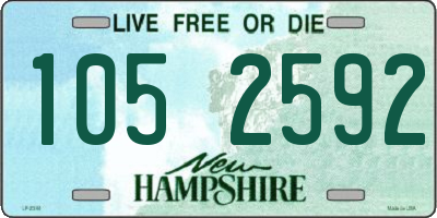 NH license plate 1052592