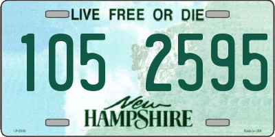 NH license plate 1052595