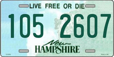 NH license plate 1052607