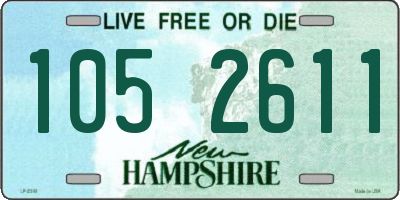 NH license plate 1052611