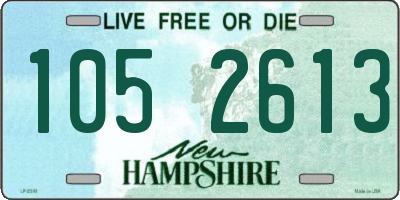 NH license plate 1052613