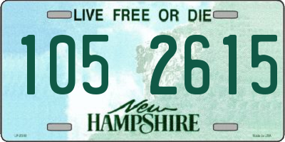 NH license plate 1052615