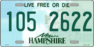 NH license plate 1052622