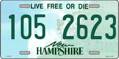 NH license plate 1052623