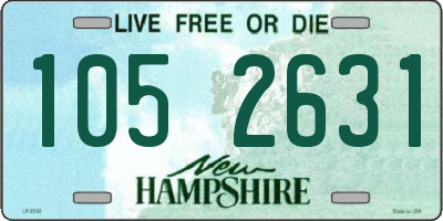 NH license plate 1052631