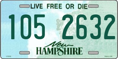 NH license plate 1052632