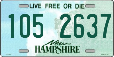 NH license plate 1052637