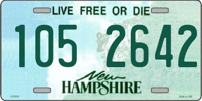 NH license plate 1052642