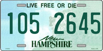 NH license plate 1052645