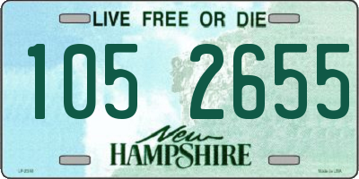 NH license plate 1052655