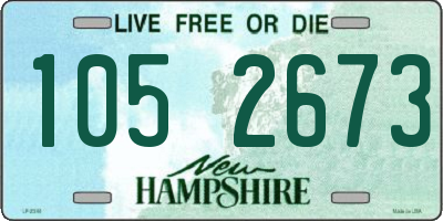 NH license plate 1052673