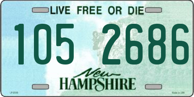 NH license plate 1052686