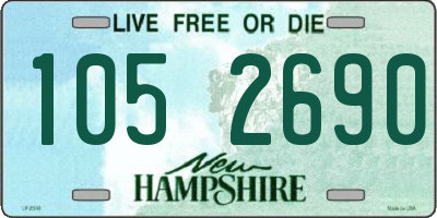 NH license plate 1052690