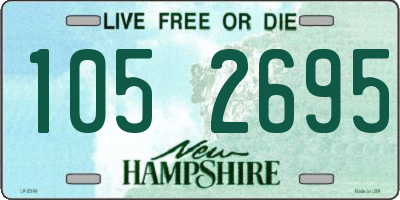 NH license plate 1052695