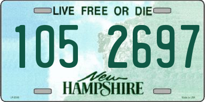 NH license plate 1052697