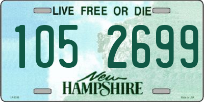 NH license plate 1052699