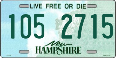 NH license plate 1052715