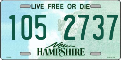 NH license plate 1052737