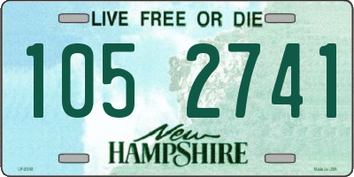 NH license plate 1052741