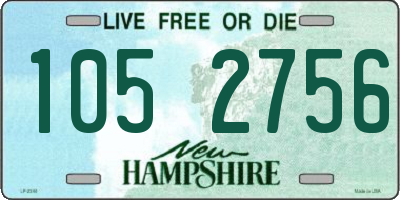 NH license plate 1052756