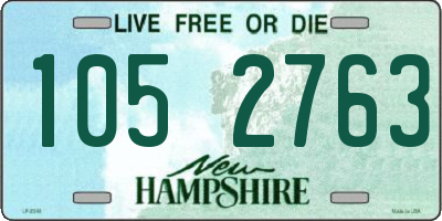 NH license plate 1052763
