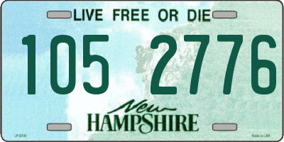 NH license plate 1052776