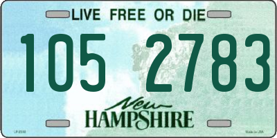 NH license plate 1052783