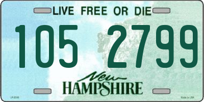 NH license plate 1052799