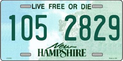 NH license plate 1052829