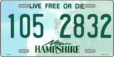 NH license plate 1052832