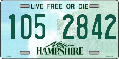 NH license plate 1052842