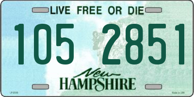 NH license plate 1052851